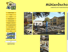 Tablet Screenshot of muehlenbachschule.de